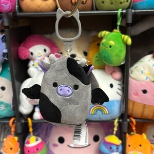Bridgette the cow bat clip Squishmallows